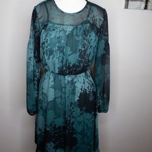 Floral Printed Sleeve Dress